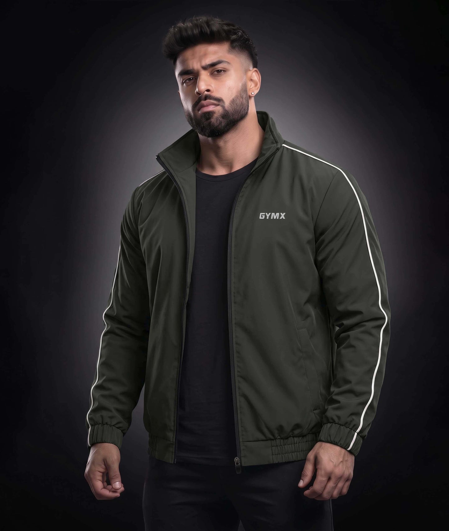 Viper Windcheater GymX Jacket: Army Green