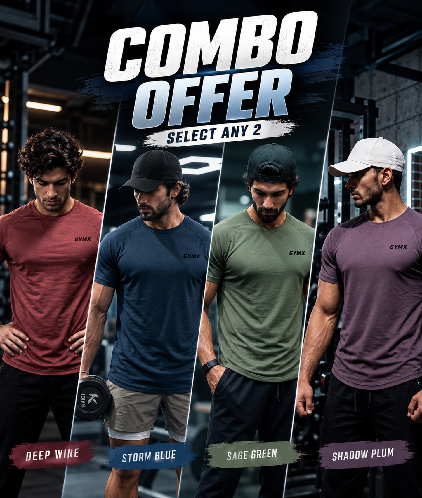 Combo Offer: Elitex Flex Tee: Select Any 2