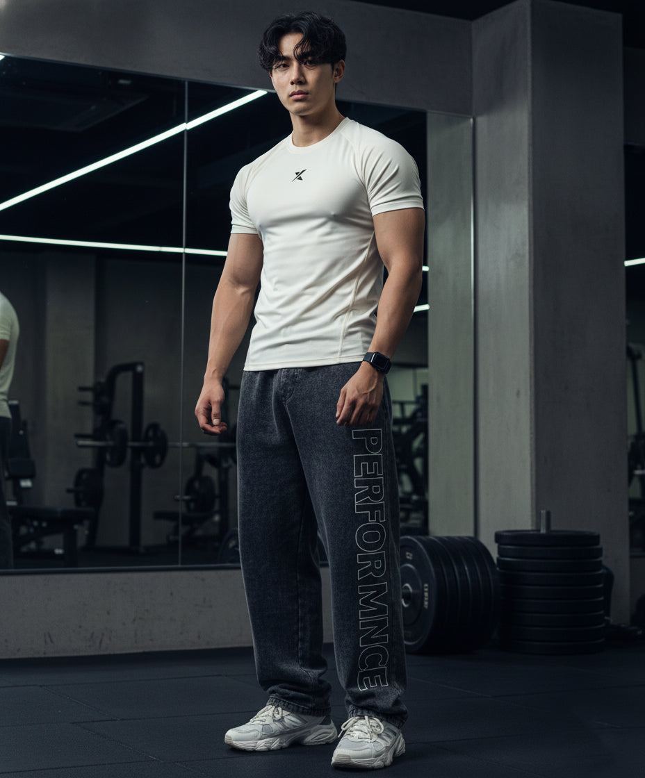 Armour Compression Tees: Frost White (Nylon)