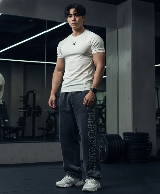 Armour Compression Tees: Frost White (Nylon)