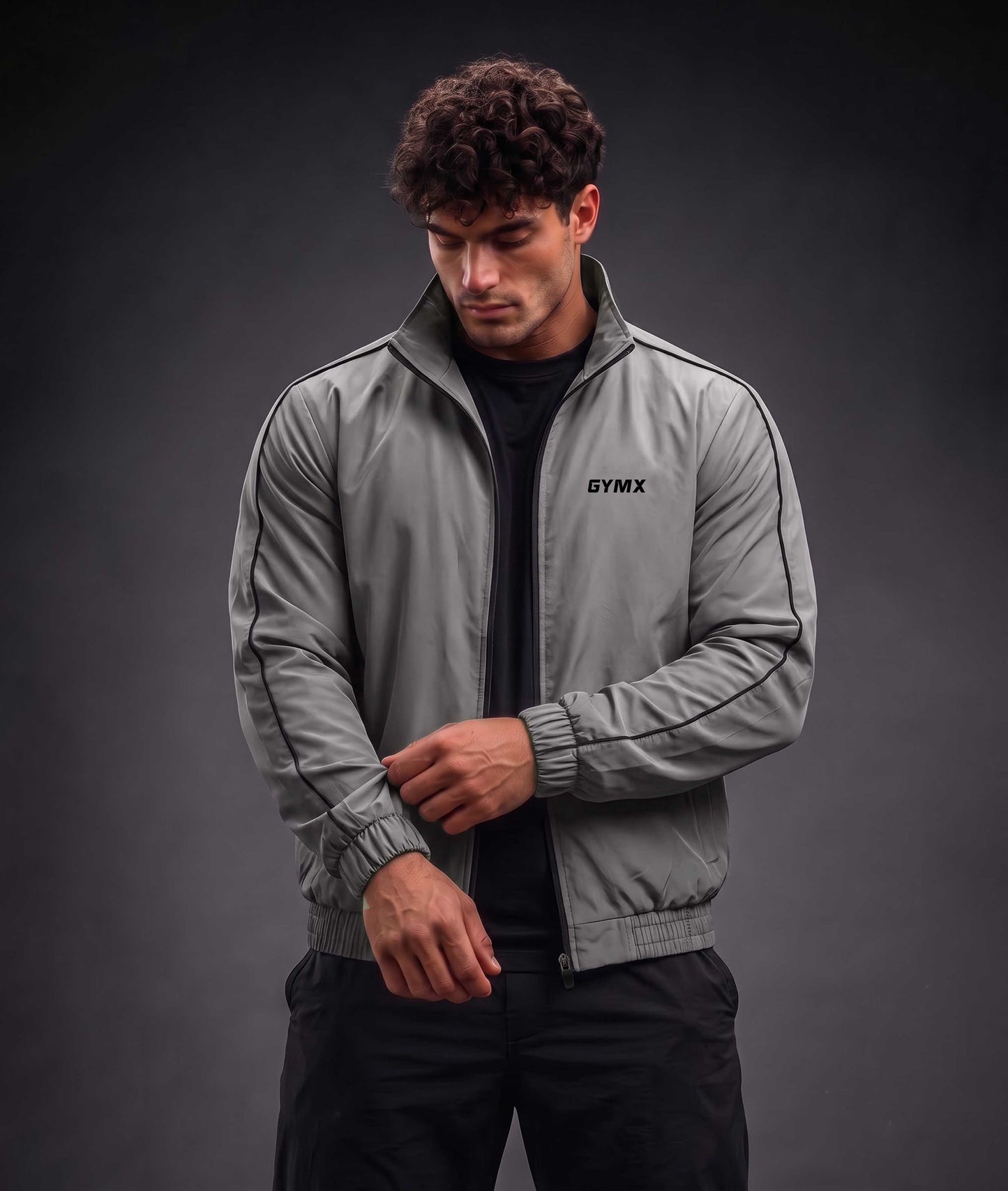 Viper Windcheater GymX Jacket: Aspire Grey