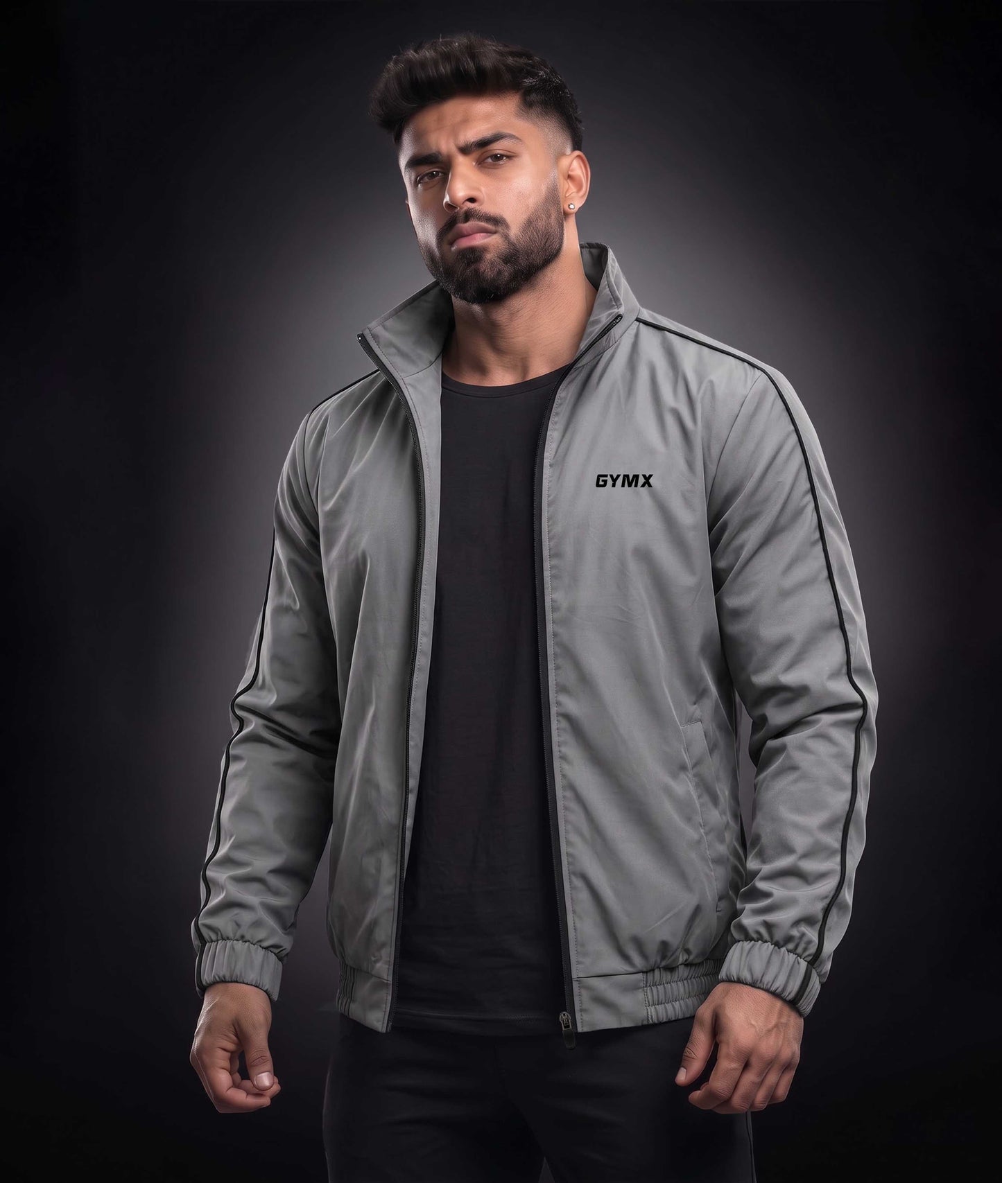 Viper Windcheater GymX Jacket: Aspire Grey