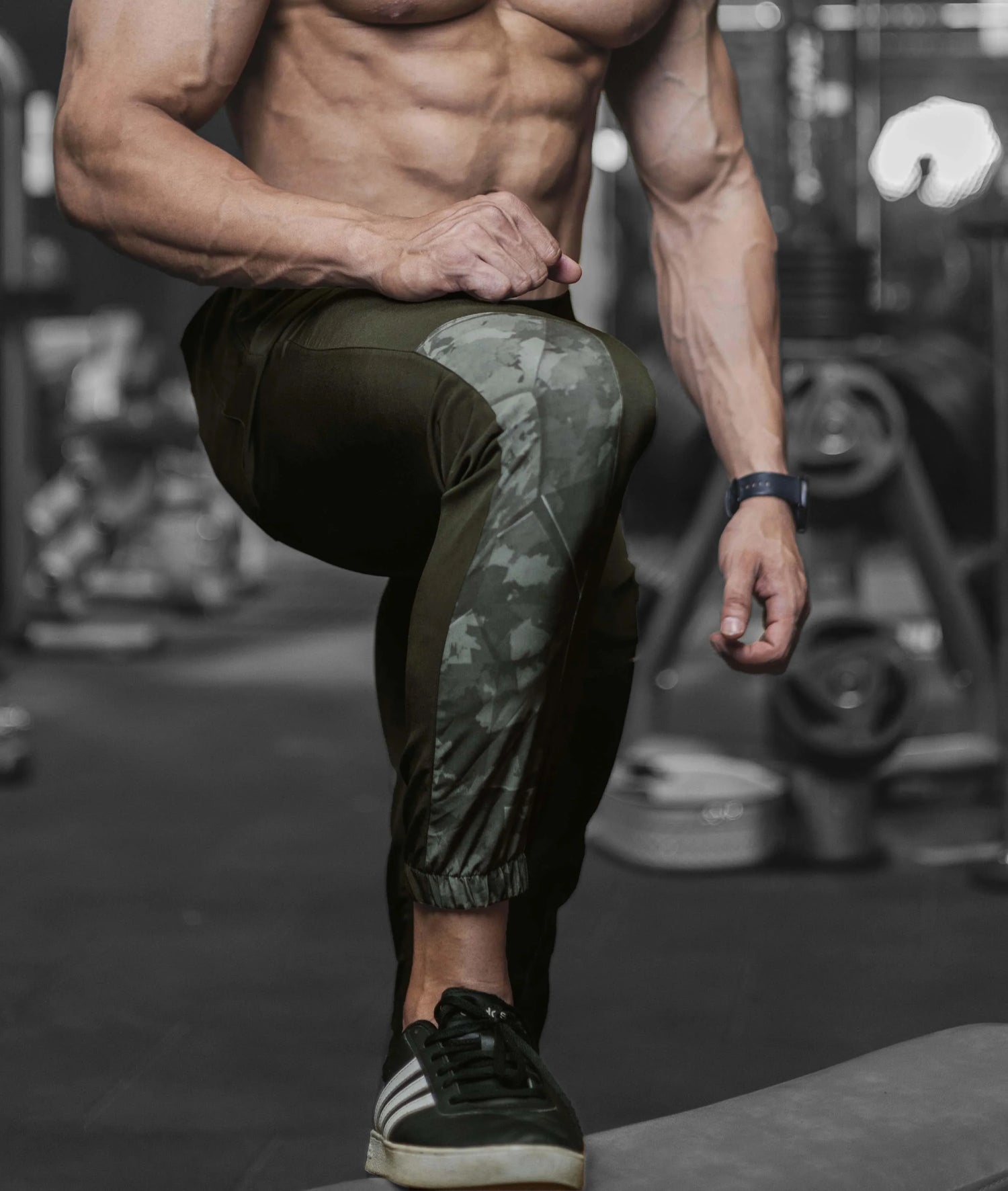 Air-Tech GymX Camo Bottoms: Army Green - GymX