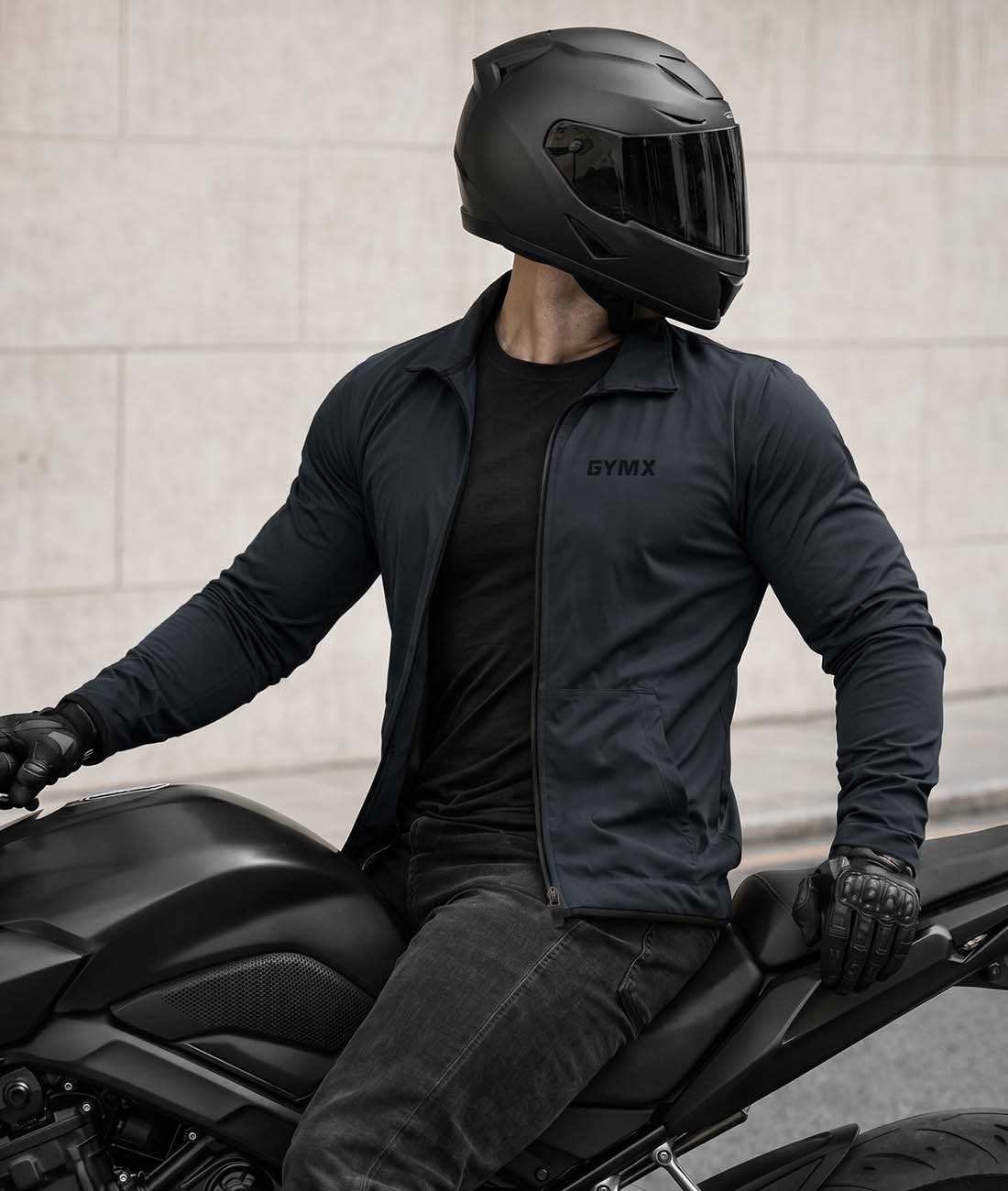 GymX Carbon Grey Summer Jacket