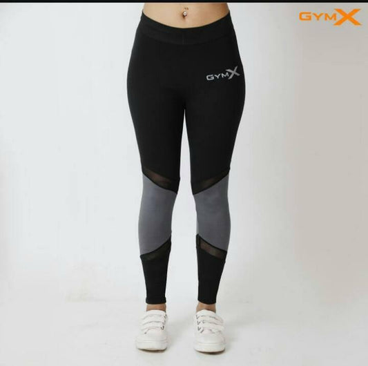 GymX Sculpted Leggings Black & Grey - Sale - GymX