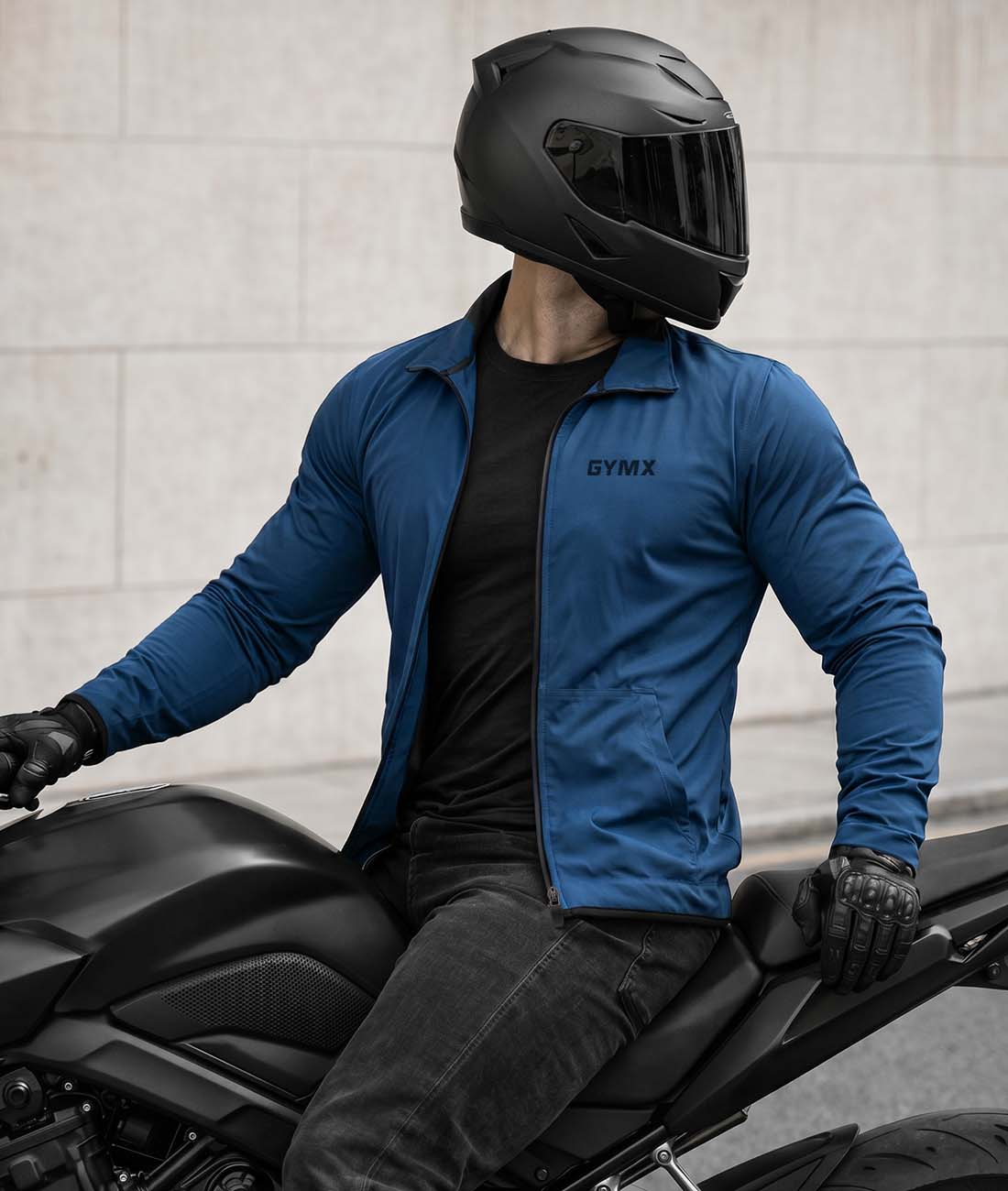 Krypto Blue Summer Jacket – GymX