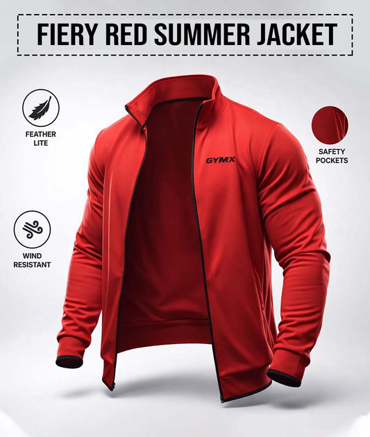 Fiery Red Summer Jacket