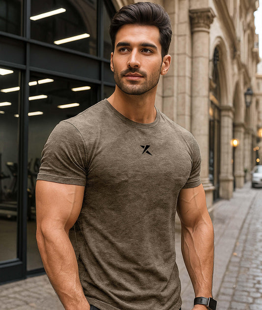 Urban Flex Camo Tee- Mud Brown