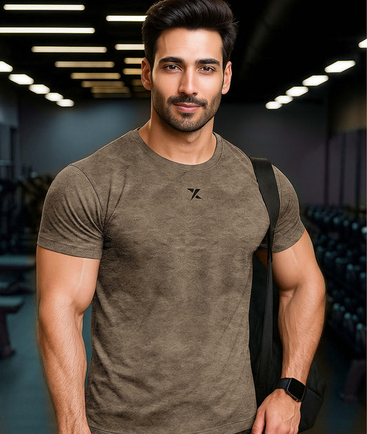 Urban Flex Camo Tee- Mud Brown