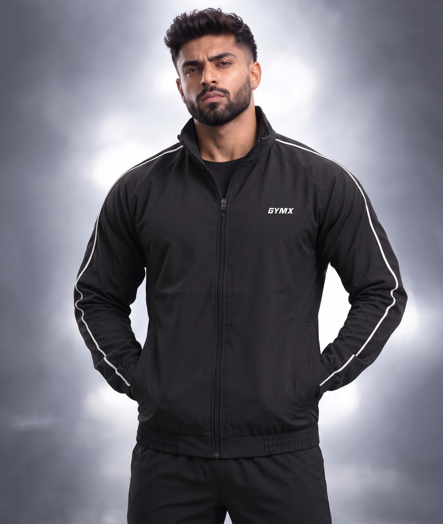 Viper Windcheater GymX Jacket: Wicked Black