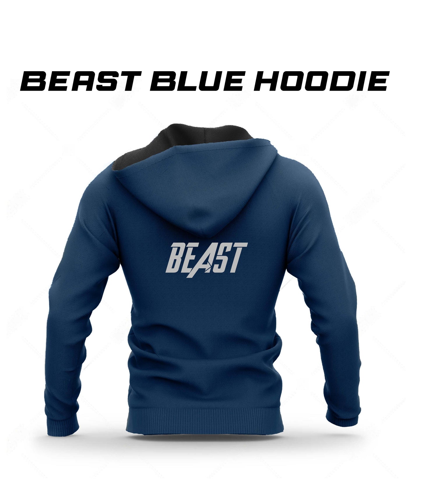 Beast GymX Hoodie: Envy Blue