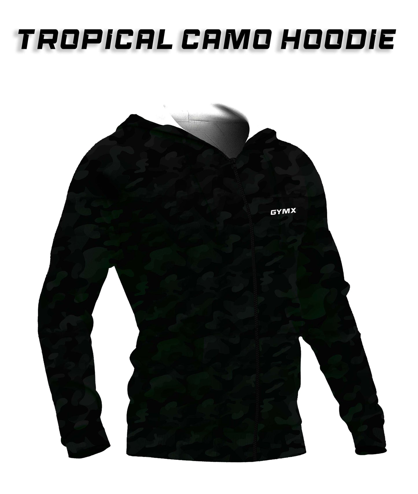 Tropical Camo GymX Hoodie