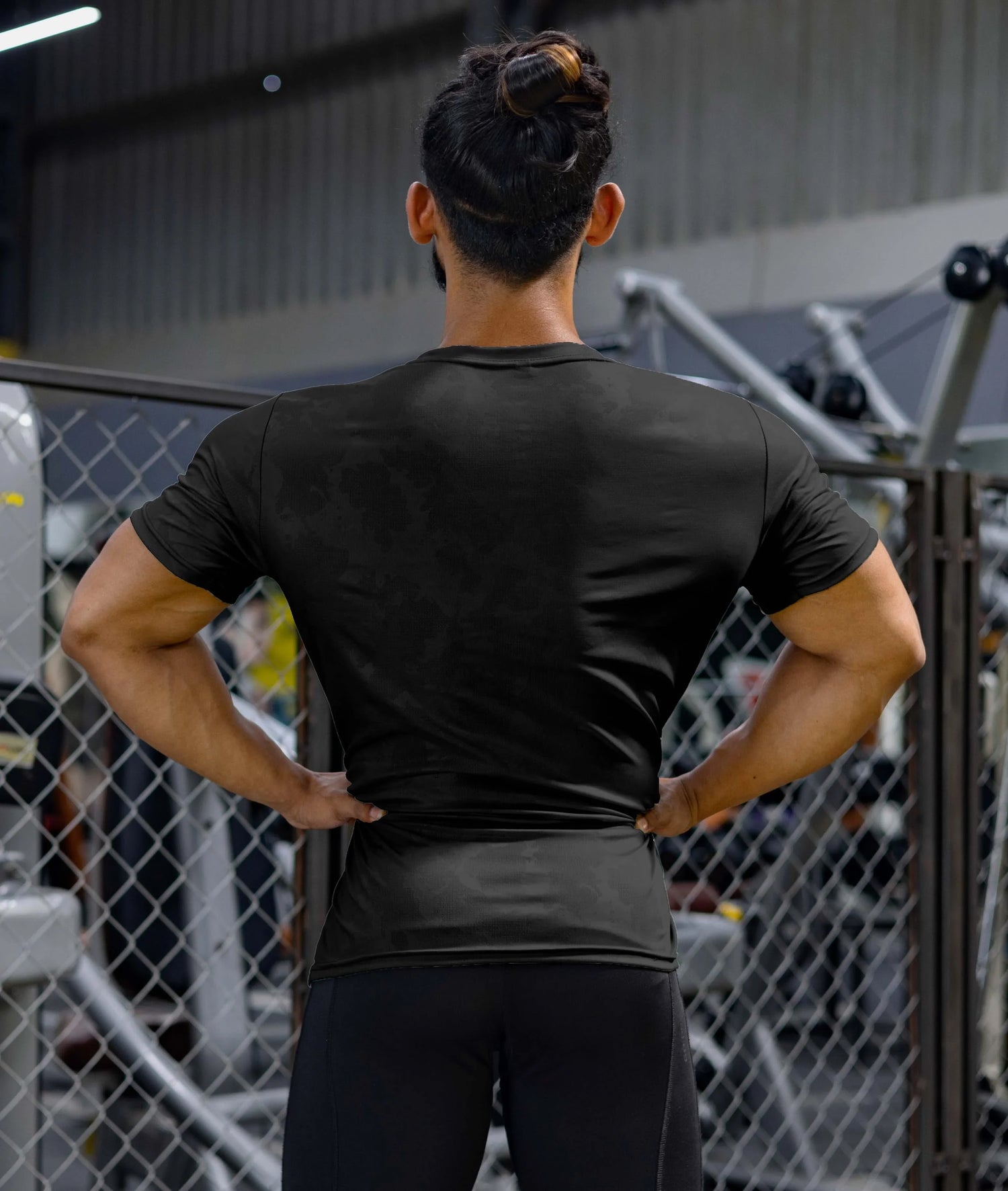 Jacquard Pro GymX Tee: Dark Black - Sale - GymX