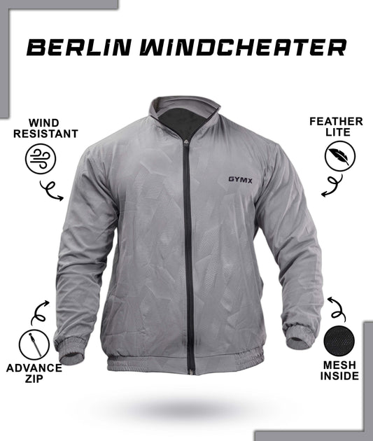Berlin Camo Windcheater: Grey - Sale