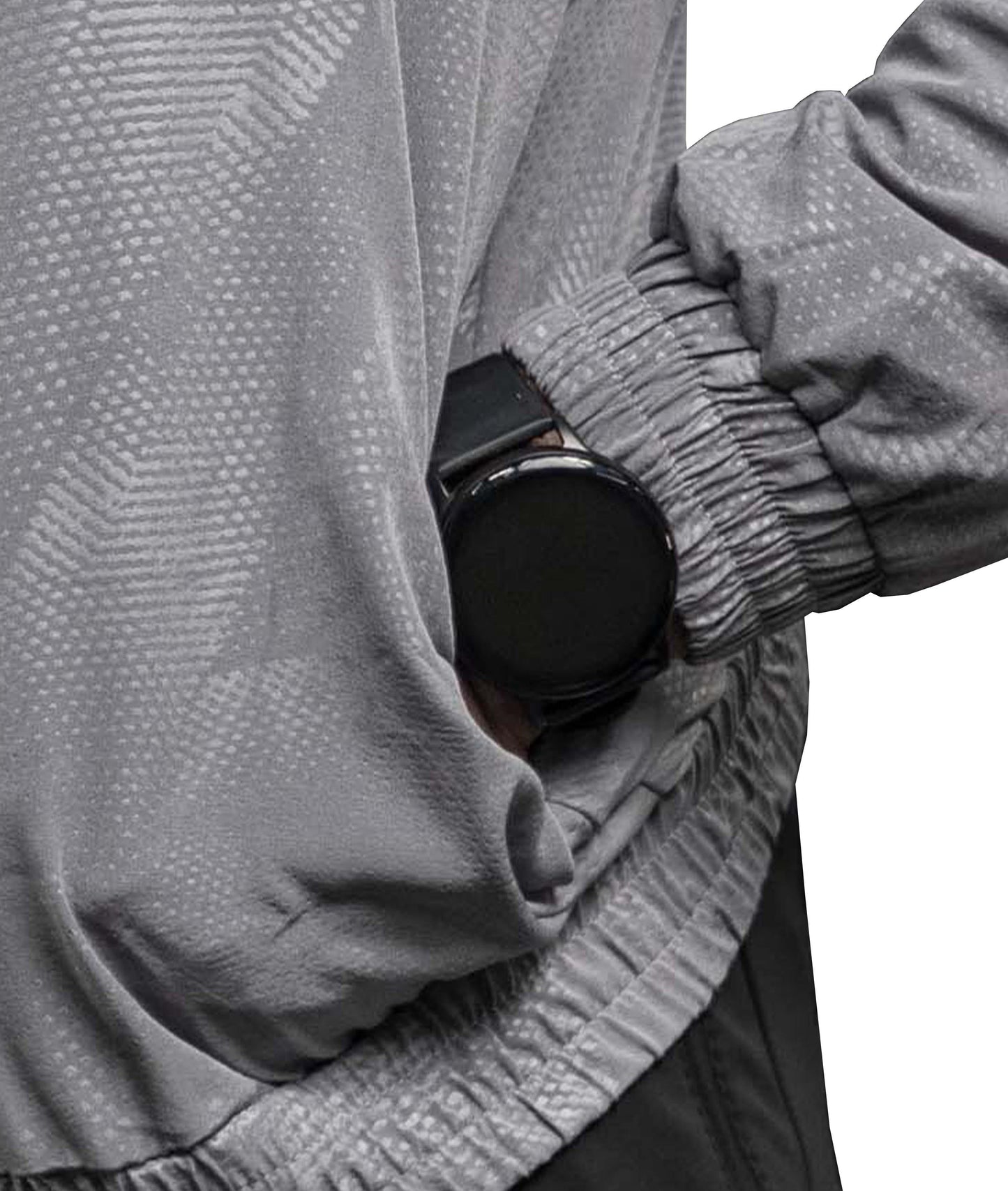 Berlin Camo Windcheater: Grey - GymX