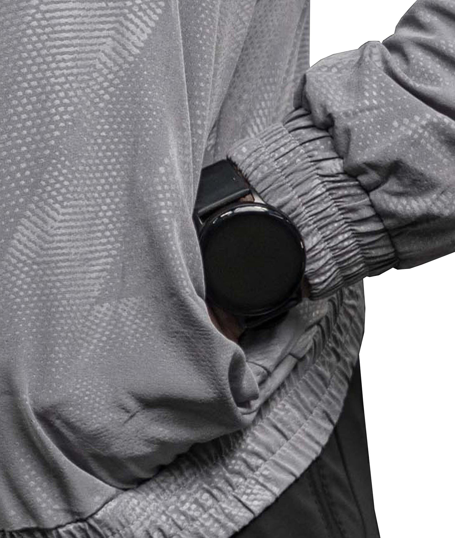 Berlin Camo Windcheater: Grey - GymX