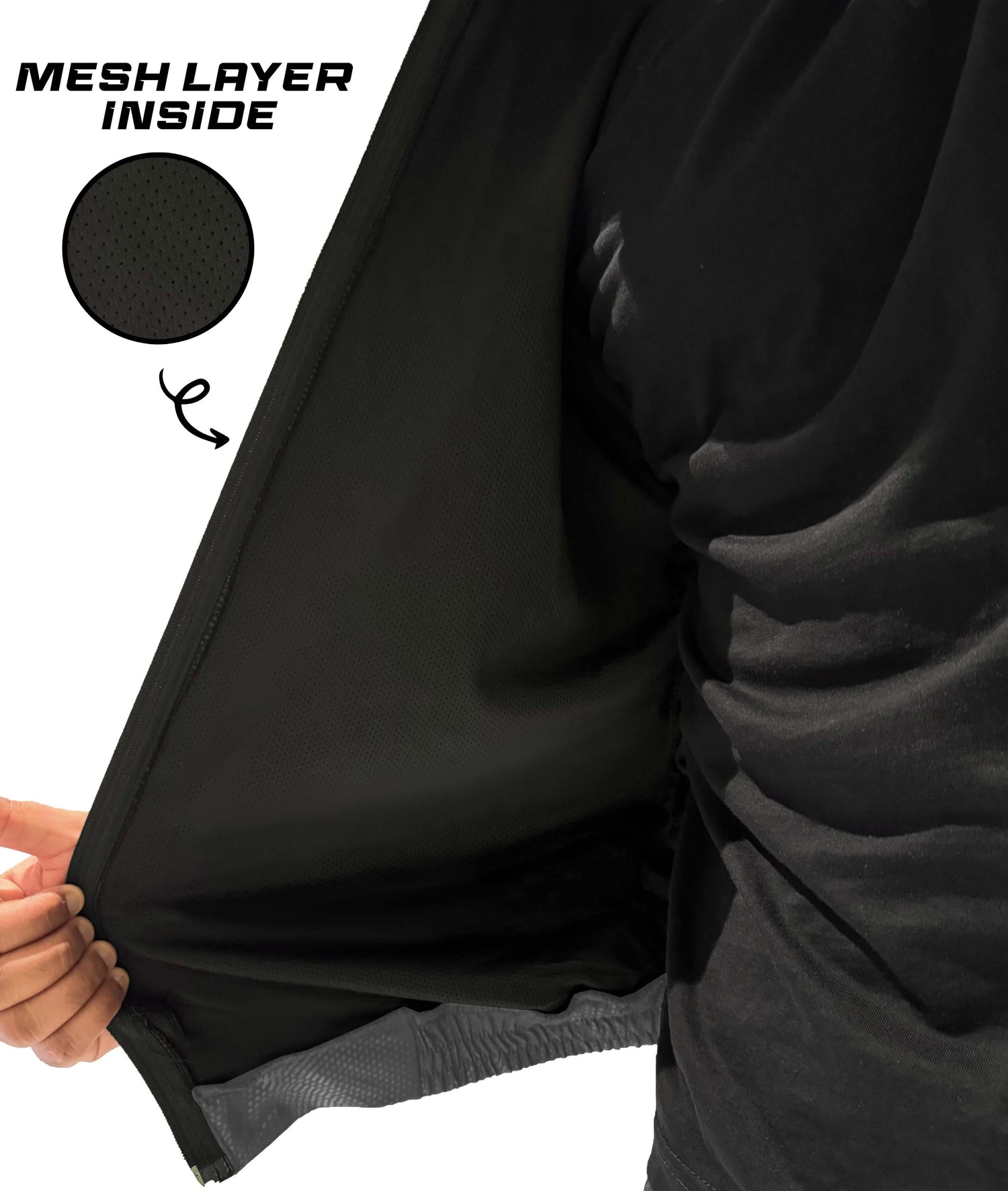 Berlin Camo Windcheater: Grey - GymX