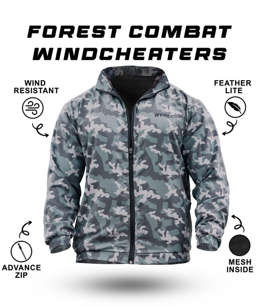 Combat Camo GymX Windcheaters: Forest Camo - Sale