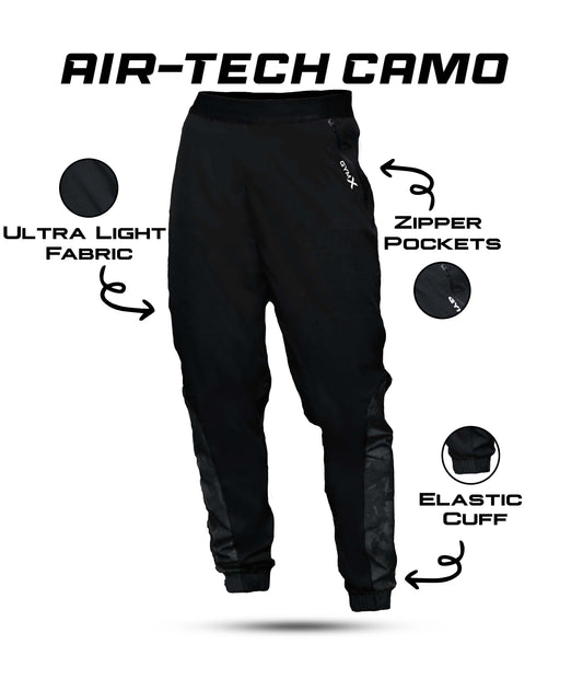 Air-Tech GymX Camo Bottom: Jet Black