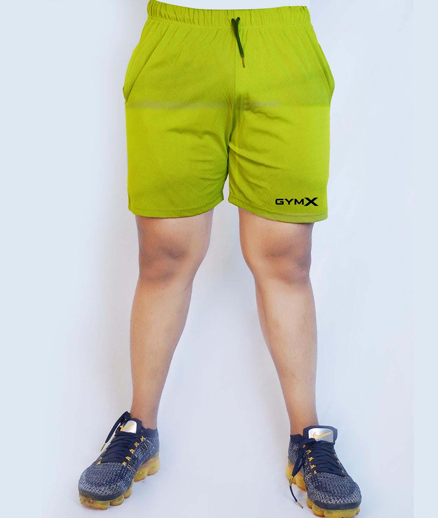 Dot mesh green shorts - Sale