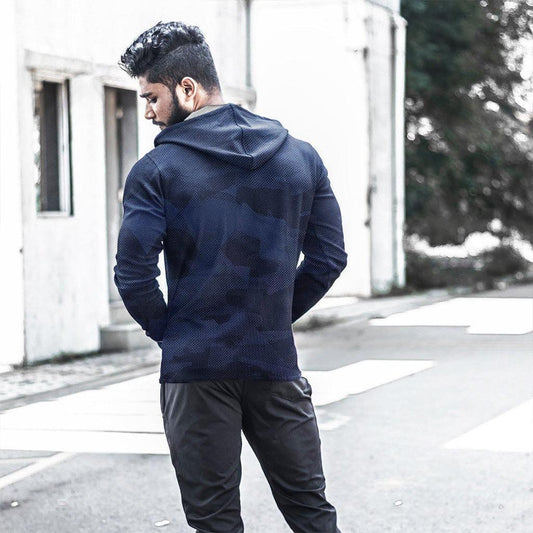 Tiger Blue Skin Hoodie - Predator Series - Sale - GymX