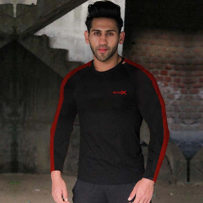 Full sleeve red and black Tee - Sale