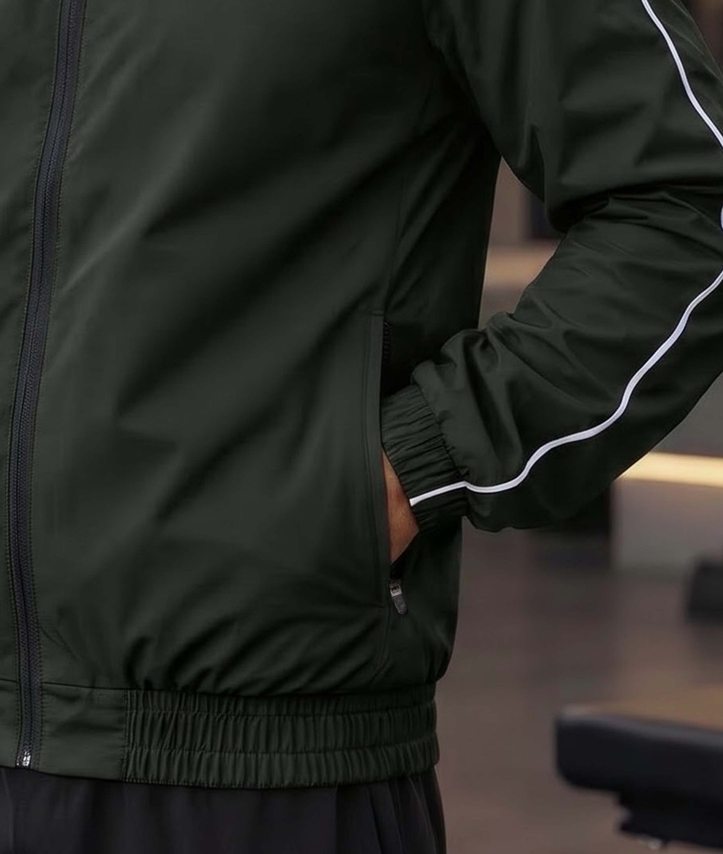Viper Windcheater GymX Jacket: Army Green