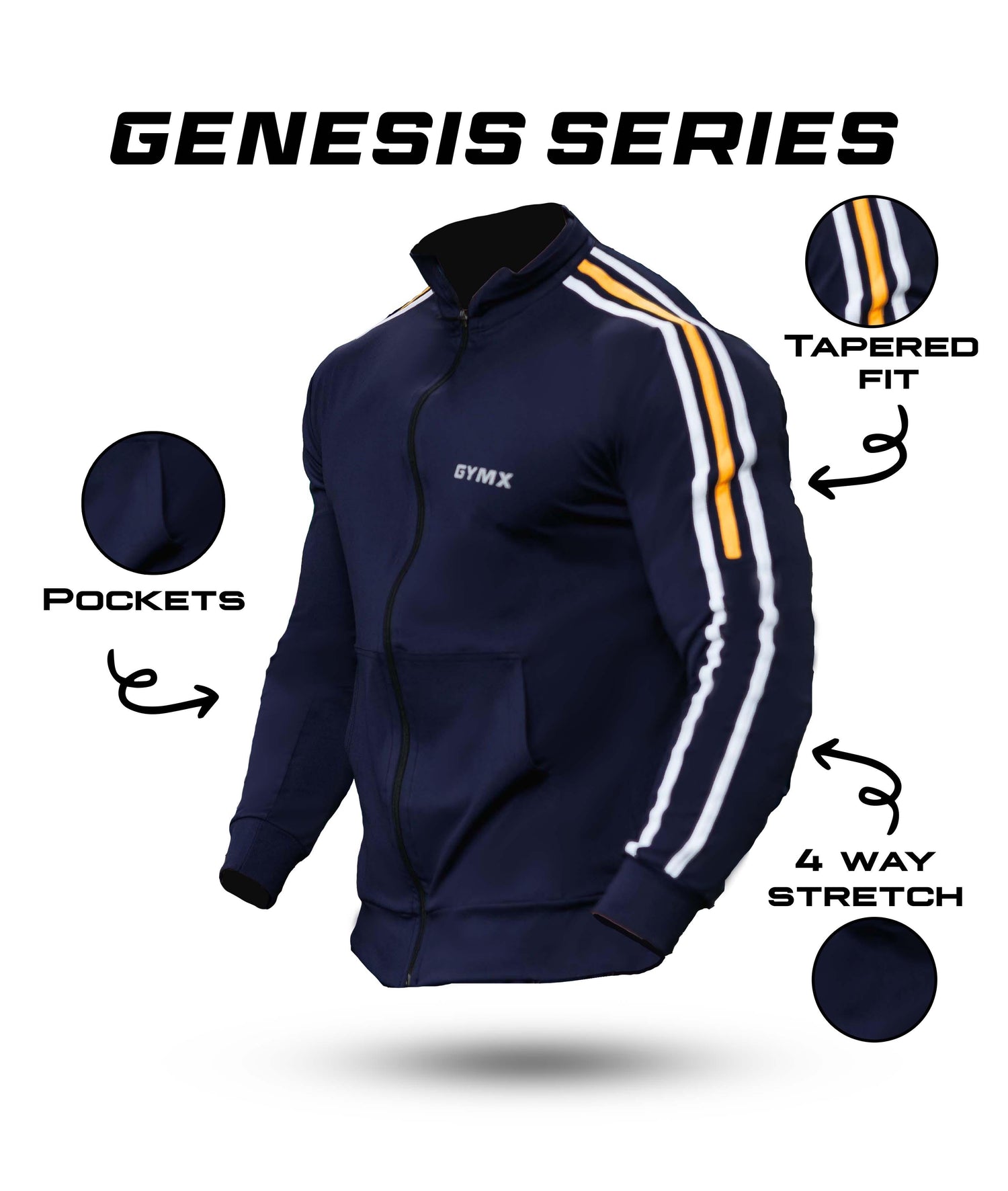 Genesis GymX Jacket: Epic Blue - GymX