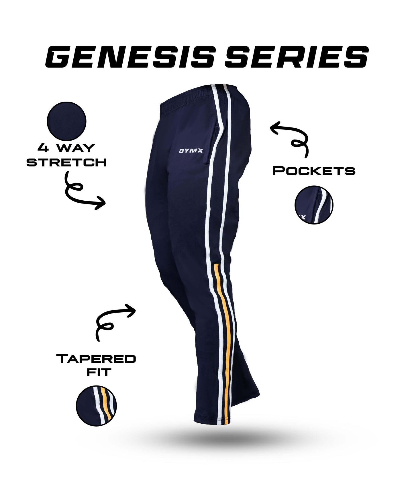 Genesis GymX Bottoms: Epic Blue