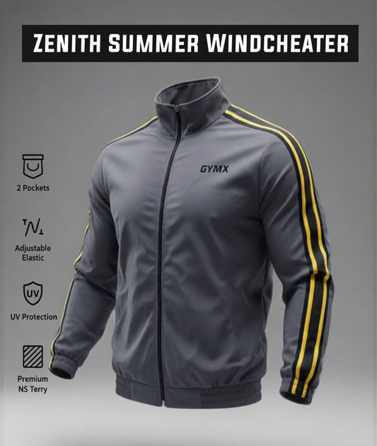 Zenith Oversized Summer Jacket: Grey