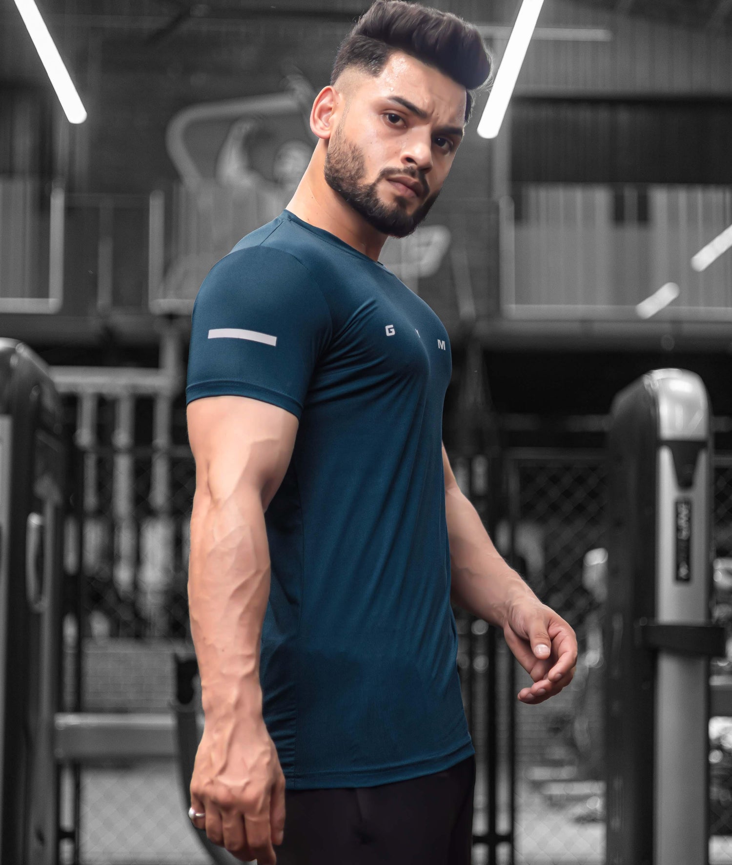 Ace GymX Tees: Teal Blue - GymX