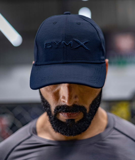 GymX Cotton Sports Head Caps: Magic Blue (Adjustable Strap)