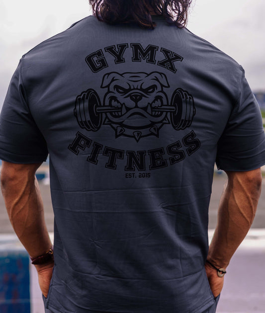 Oversized GymX Carbon Grey Tee: GymX Fitness - Sale - GymX