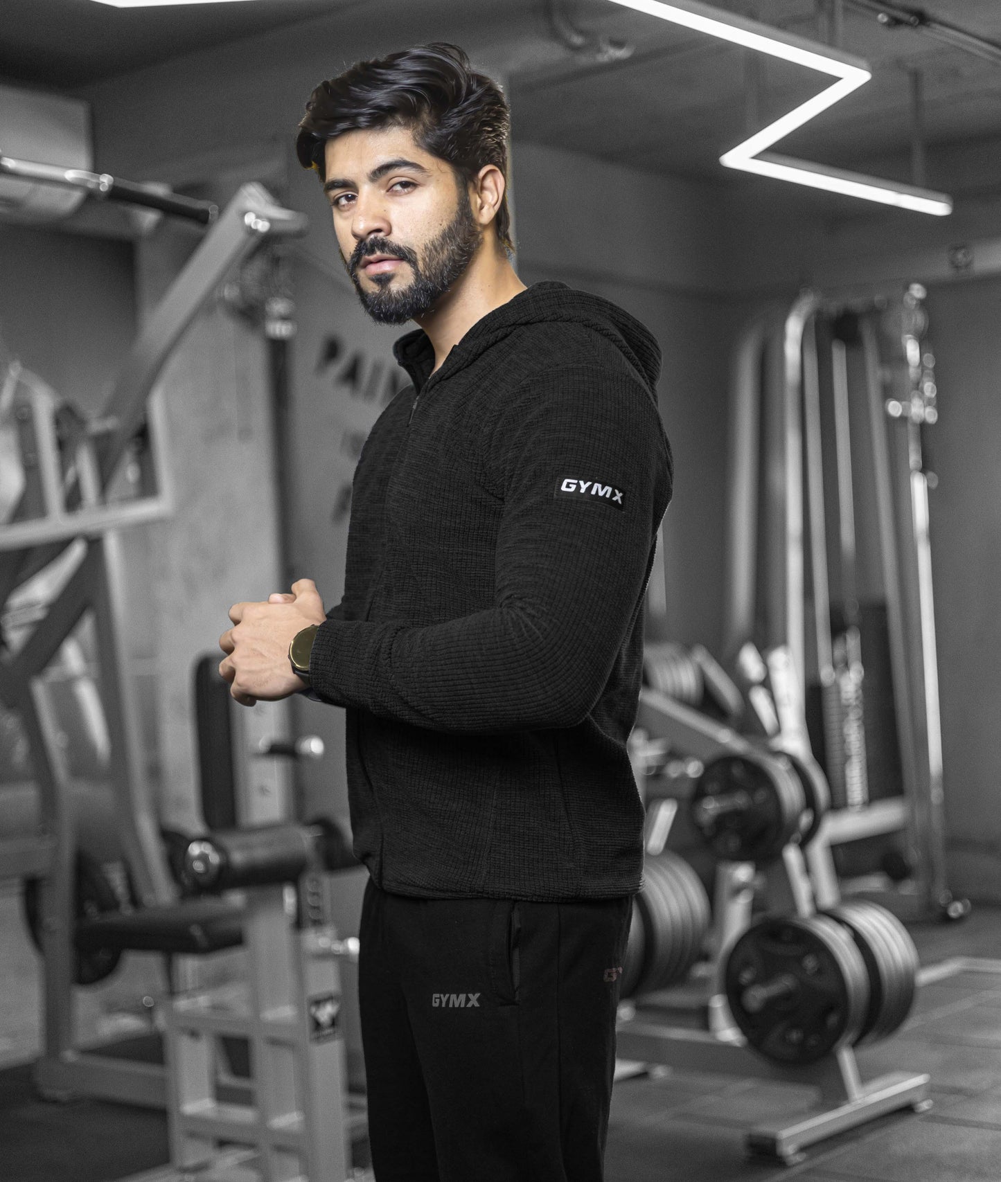 Heavy Duty GymX Hoodie: Carbon Grey - GymX