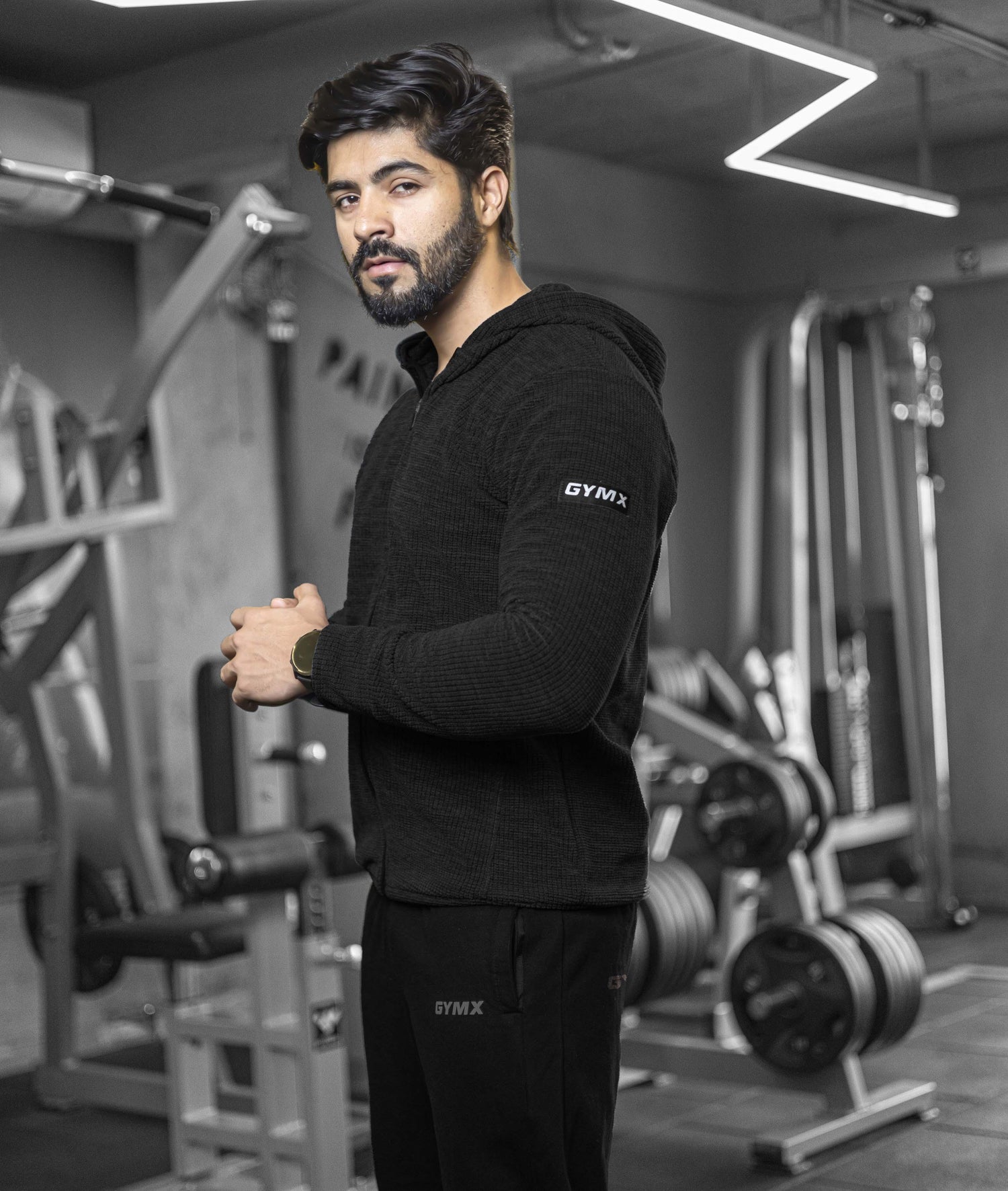 Heavy Duty GymX Hoodie: Carbon Grey - GymX