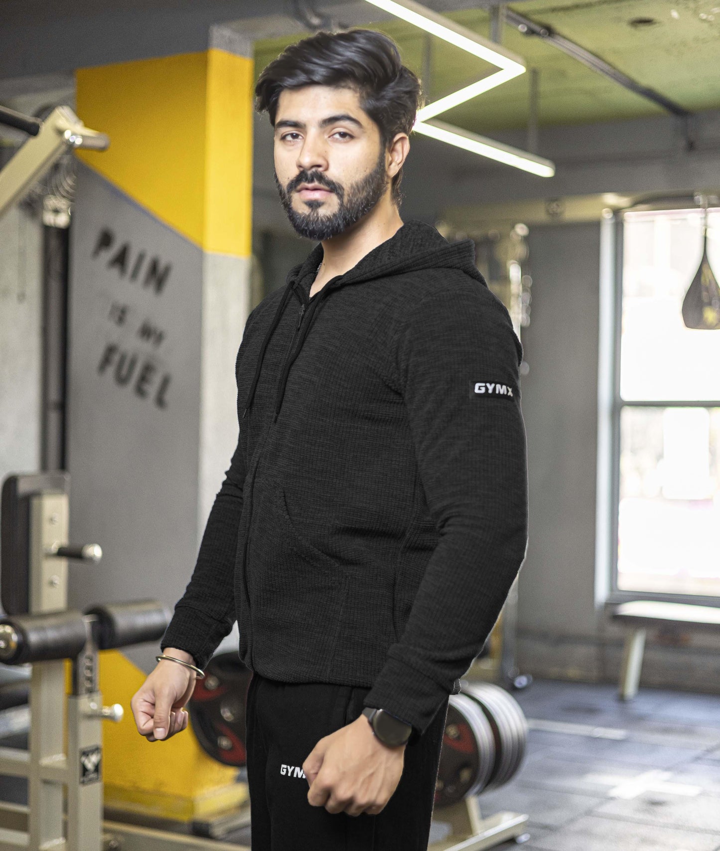 Heavy Duty GymX Hoodie: Carbon Grey - GymX
