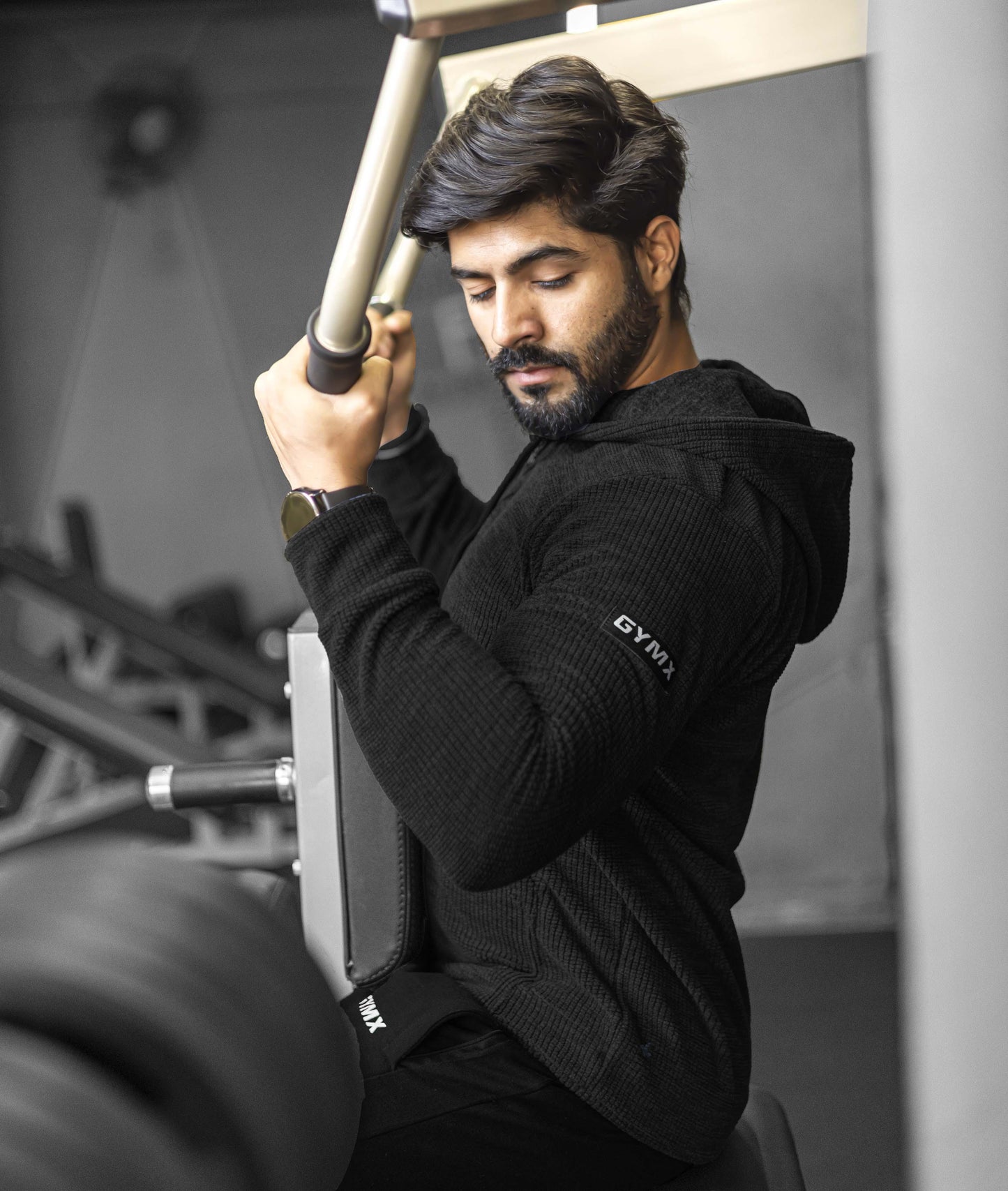 Heavy Duty GymX Hoodie: Carbon Grey - GymX