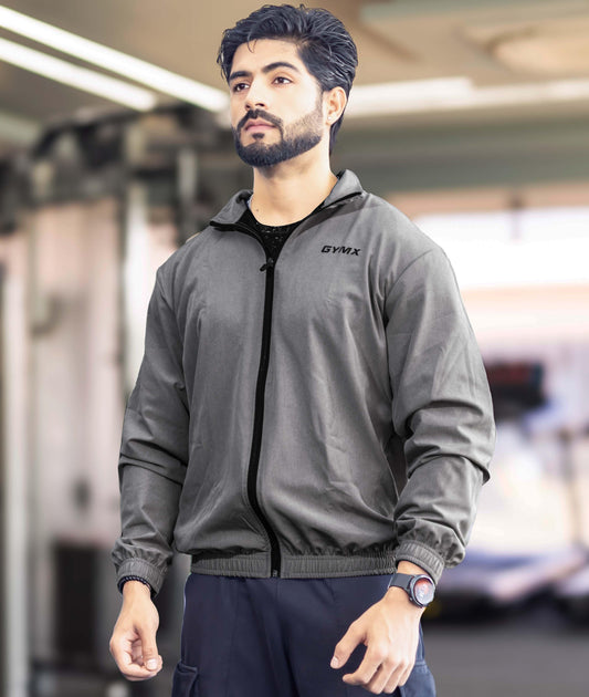 Lava Grey GymX Breeze Summer Windcheater - Sale