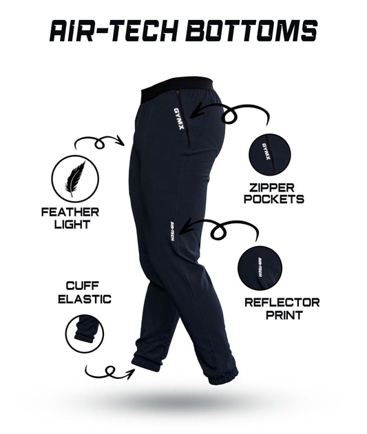 Air-Tech GymX Bottoms: Midnight Blue - GymX