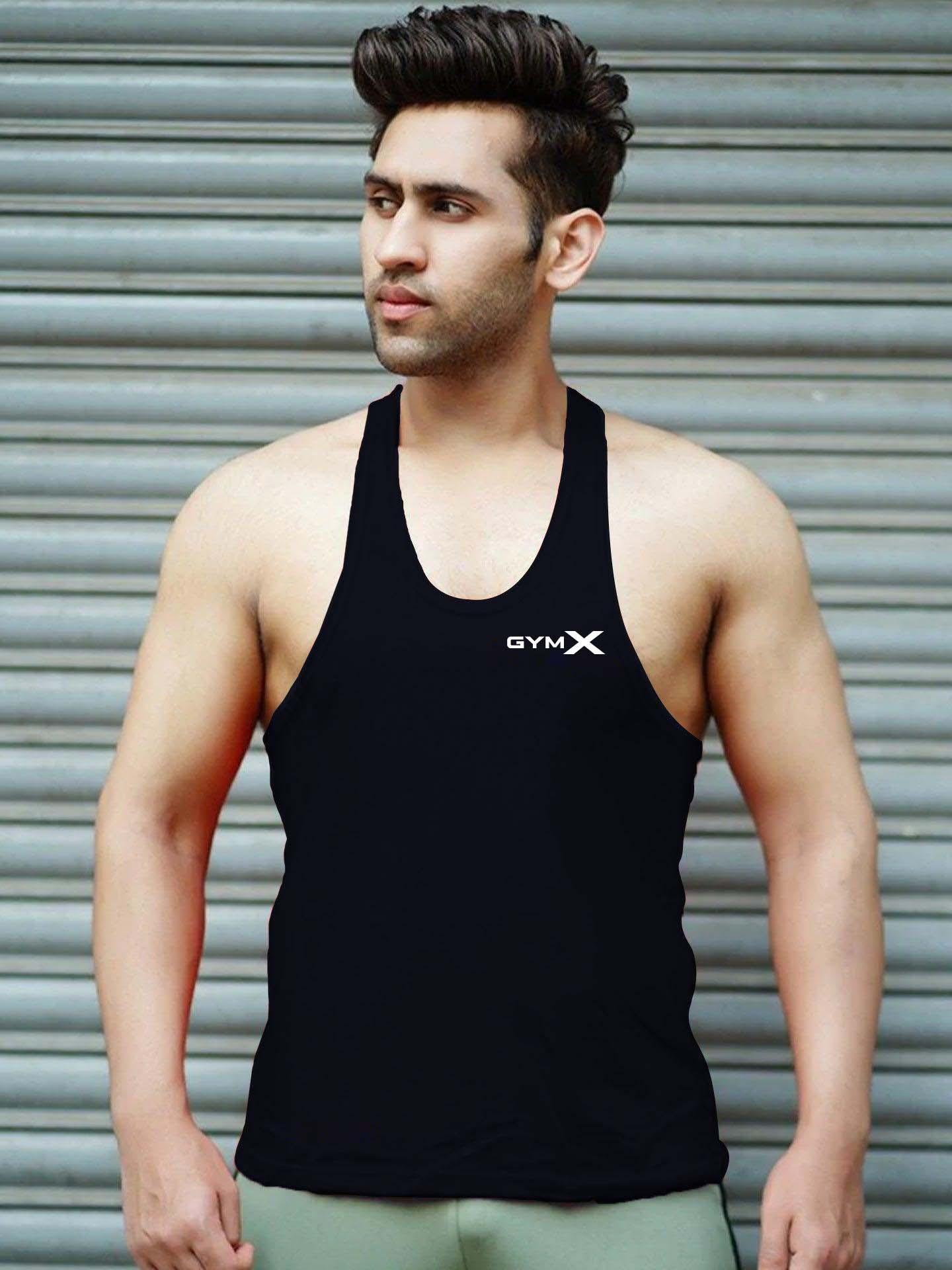 Navy blue plain stringer - Sale - GymX