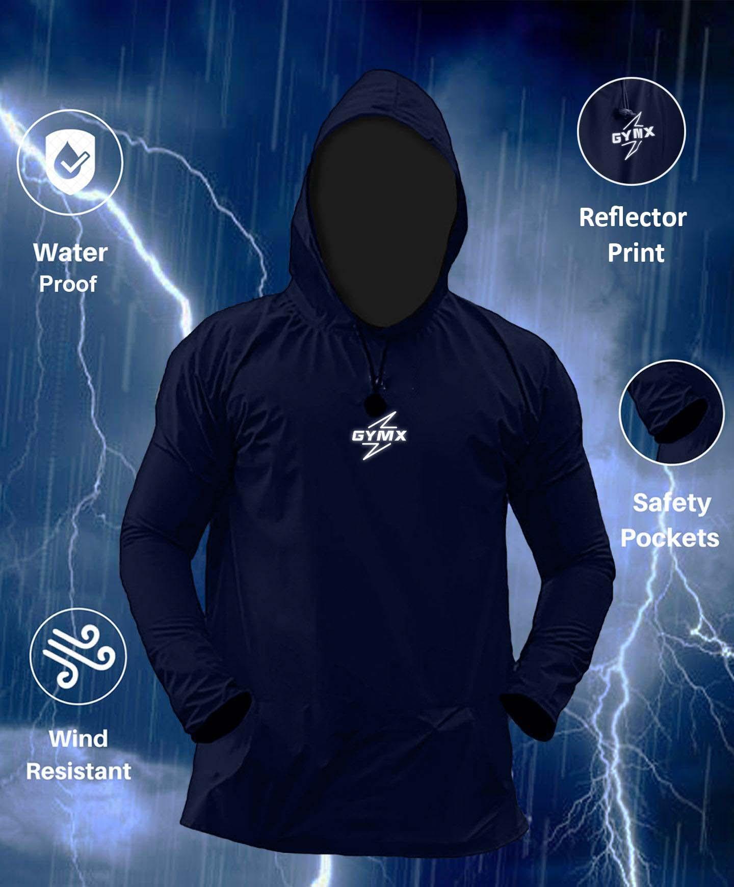Storm Waterproof Jacket 2.0- Night Blue (with rainproof phone pockets)
