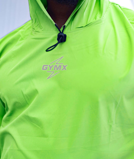 Storm Waterproof Jacket 2.0- Neon Green (with rainproof phone pockets)