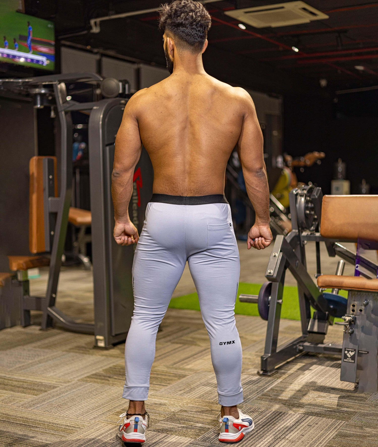 102 Perfection GymX Joggers: Light Grey - GymX