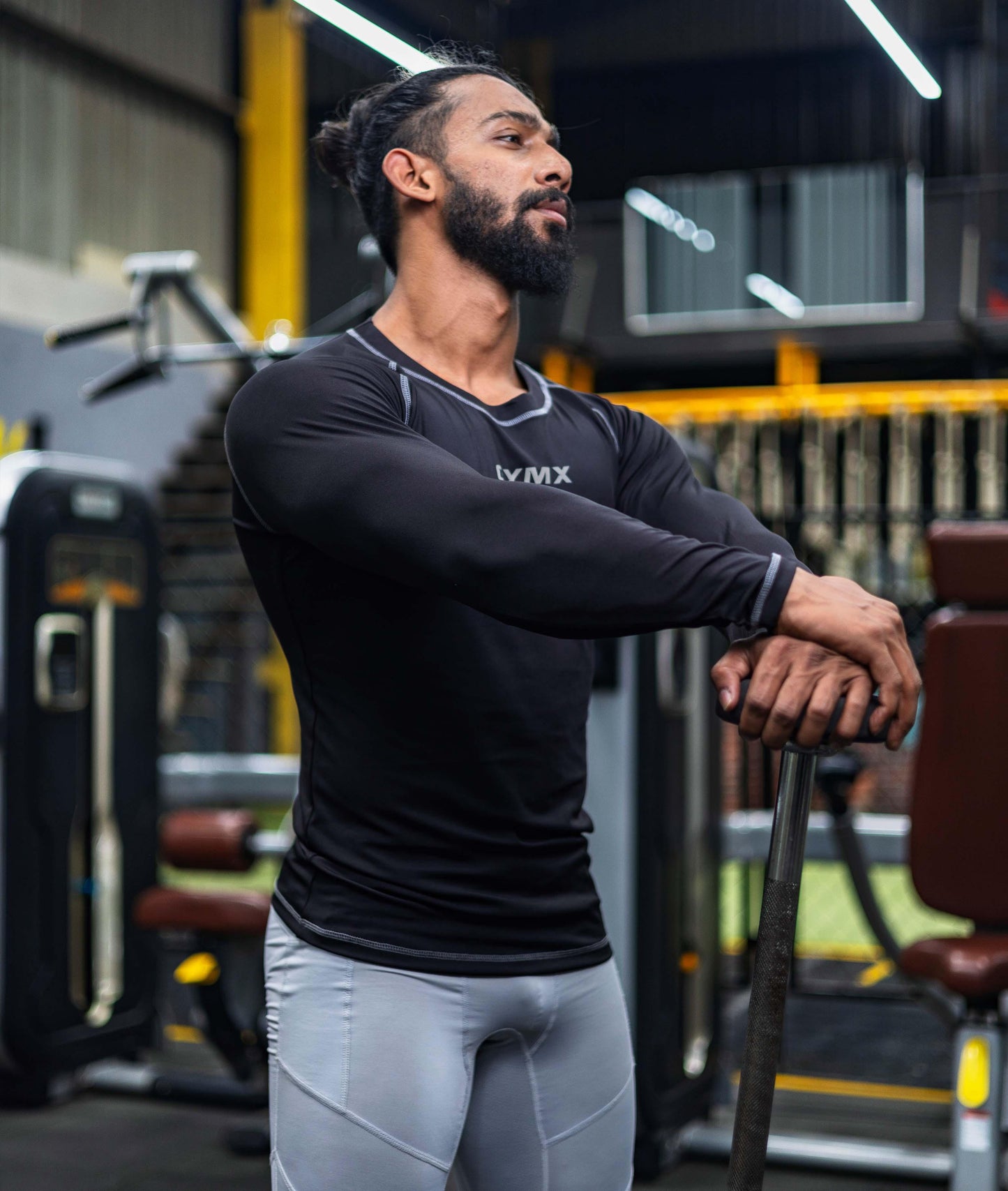 Compression GymX Full Sleeve Tee: Black - Sale - GymX