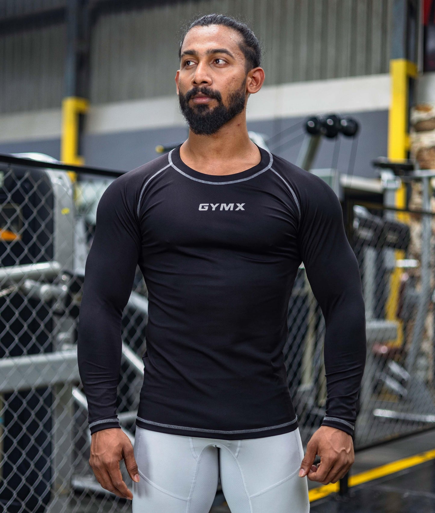 Compression GymX Full Sleeve Tee: Black - Sale - GymX