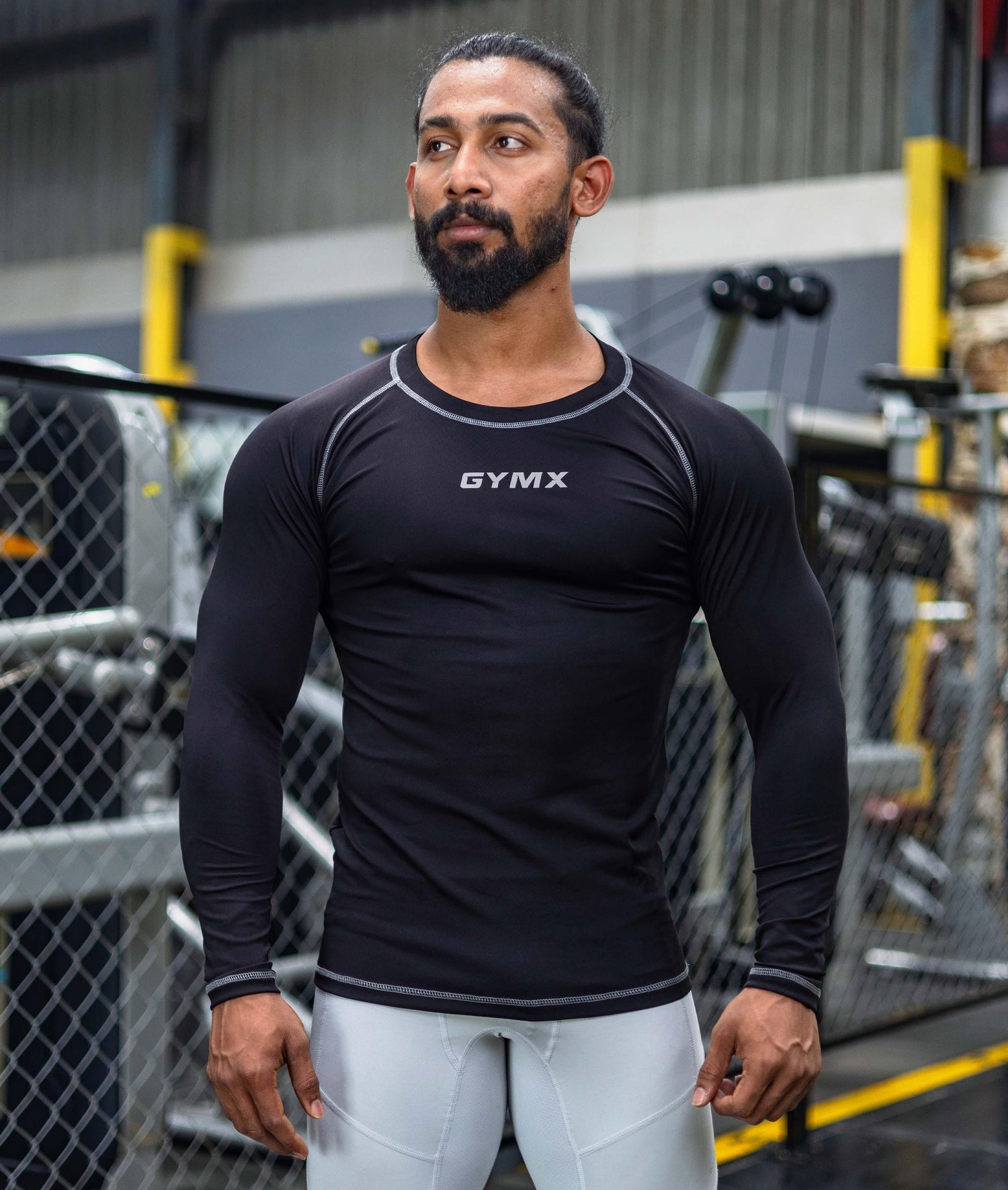 Compression GymX Full Sleeve Tee: Black - Sale - GymX