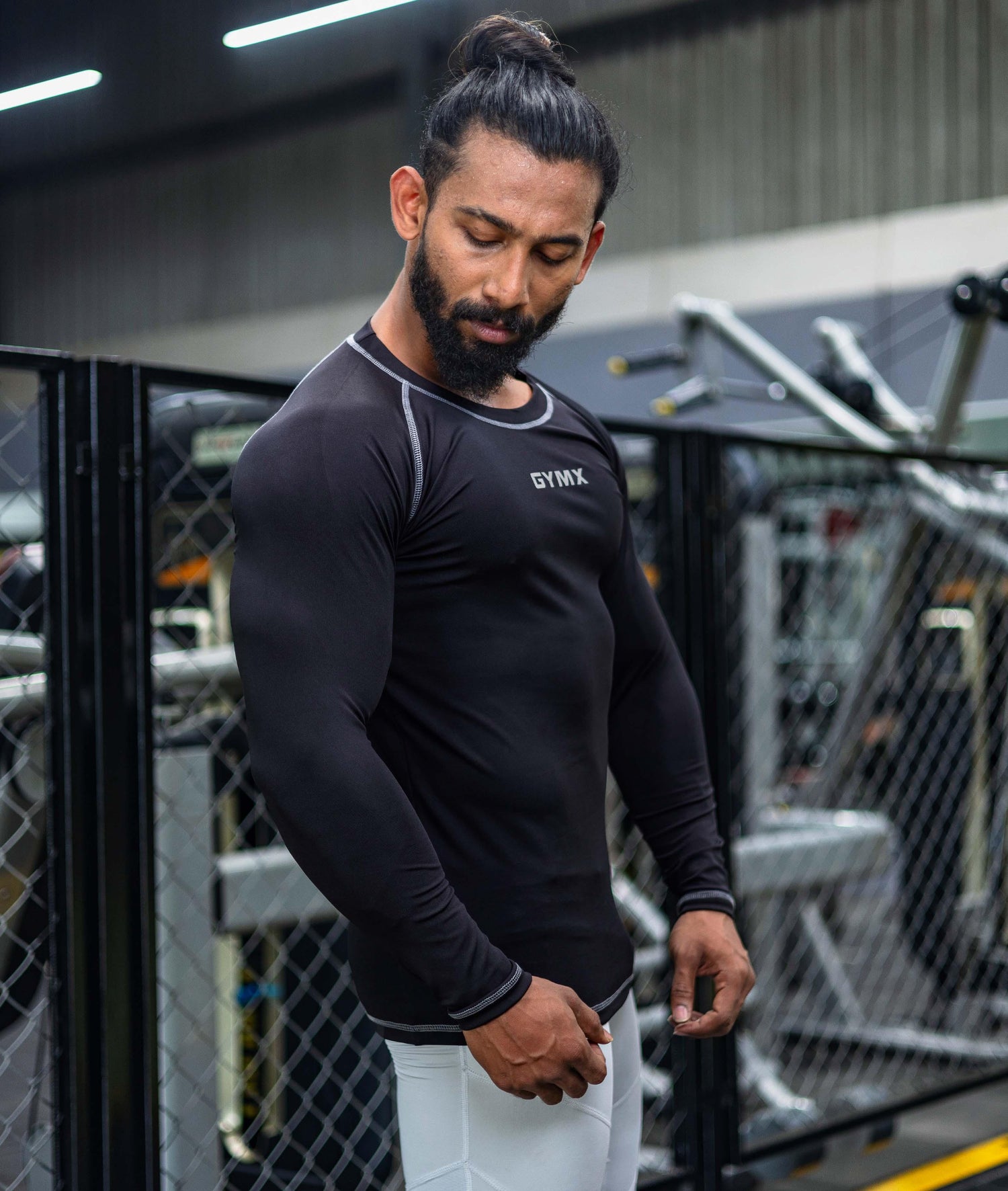 Compression GymX Full Sleeve Tee: Black - Sale - GymX