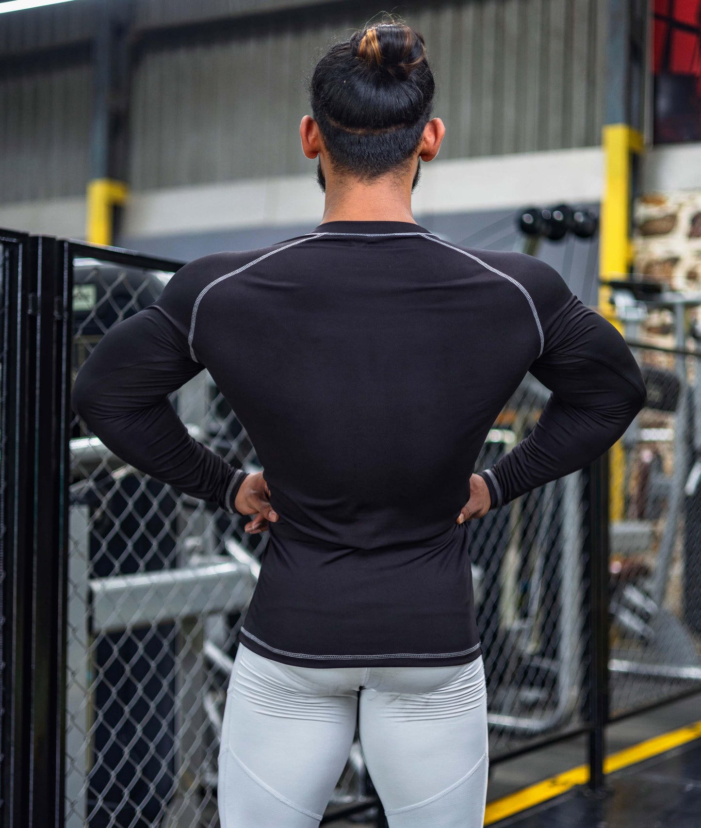 Compression GymX Full Sleeve Tee: Black - Sale - GymX