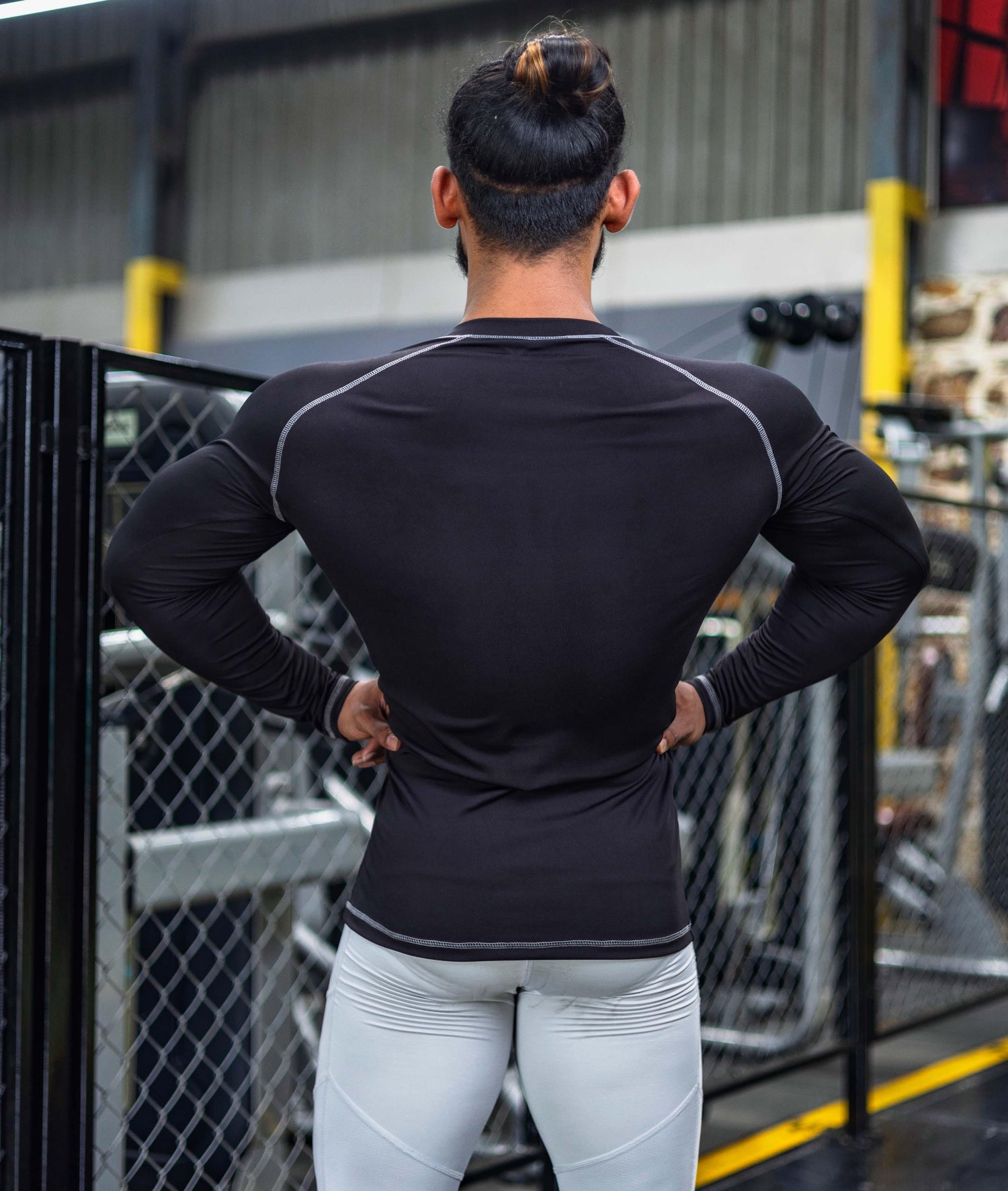 Compression GymX Full Sleeve Tee: Black - Sale - GymX