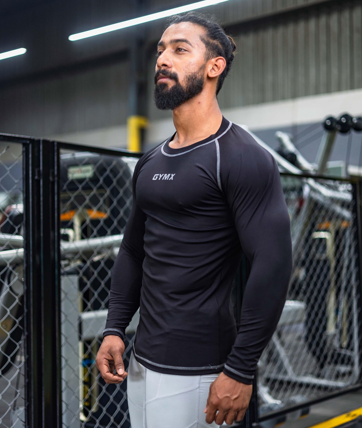 Compression GymX Full Sleeve Tee: Black - Sale - GymX